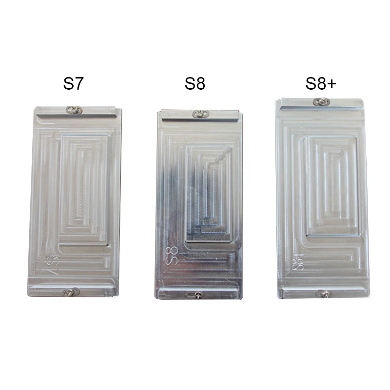 

Aluminum Alloy Glue Removing Hot Plate Mold LCD Screen Polarizer Removing And Alignment Position Mould for Samsung S7 S8 S8+