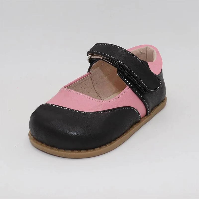 TipsieToes Brand High Quality Genuine Leather Stitching Kids Children Shoes Barefoot Girls 2020 Spring New Arrival