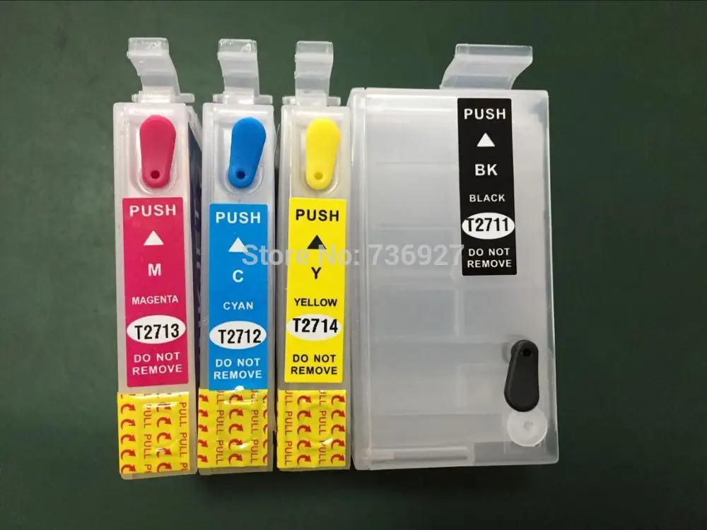 

T2711 T2701 Empty Refill Cartridge For Epson WorkForce Pro WF-3620DWF WF-3640DTWF WF-7110DTW WF-7610DWF WF-7620DTWF with chip