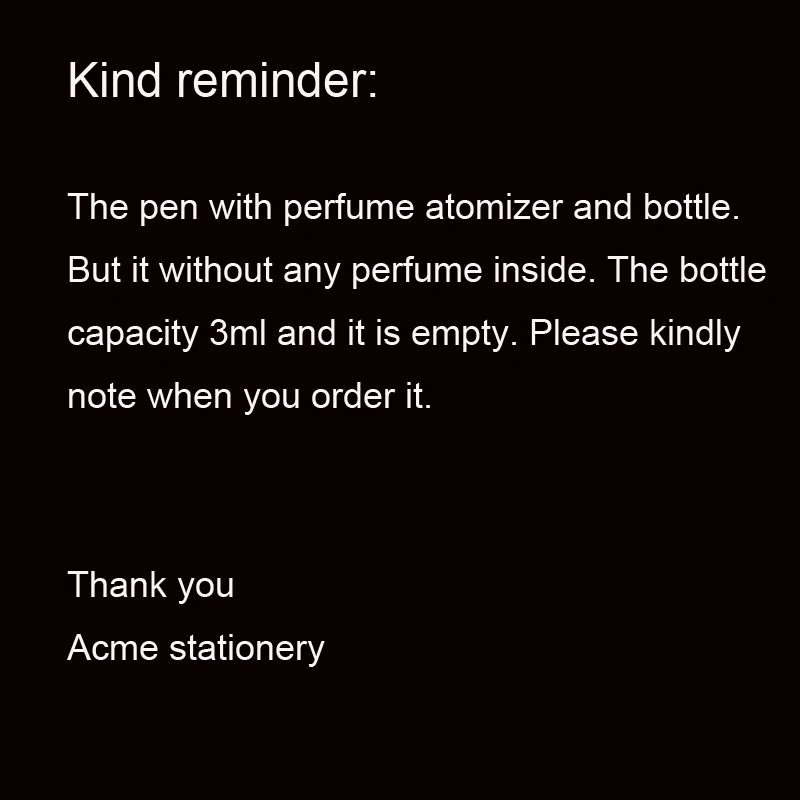 Ball Pen with Atomizer Multi-function Pen 3ml glass bottle Perfume Capacity Fragrance Accessories Gift Original Design Fashion