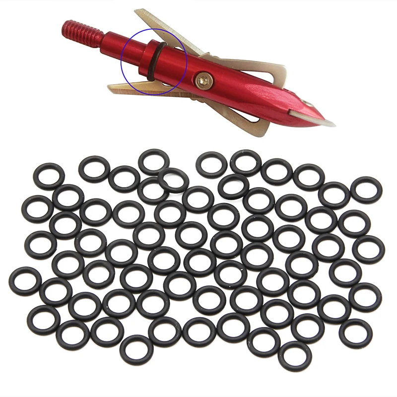 

60 Pcs Rage O-rings Replacement Broadheads Bowhunt High Performance Specifically Arrows Parts