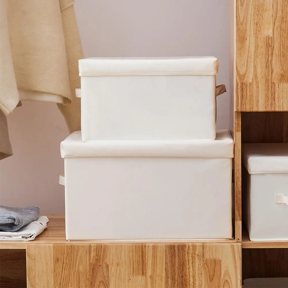 Wardrobe Storage Box Clothing Sundries Organizer Classification Finishing Box Foldable Moisture-proof Dust Box