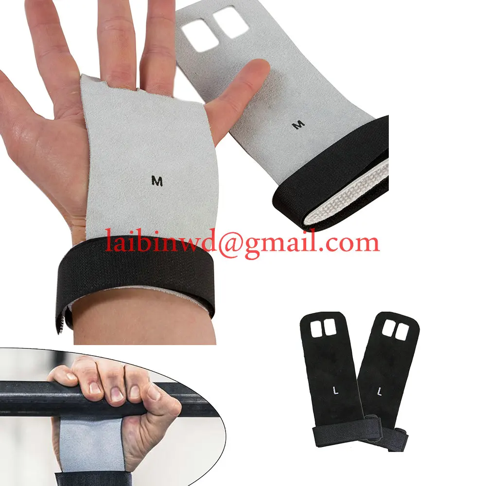 Crossfit Grips Leather Palm ProtectorsHand Guard Gym Glove  Gymnastic pull ups 