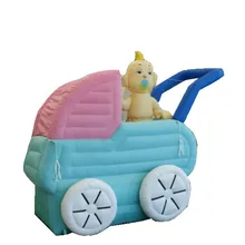 Китайский поставщик продукт рекламный логотип гигантская надувная детская коляска для продажи