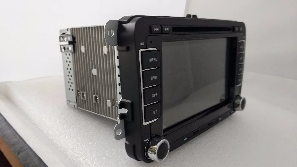 Discount vw radio DVD rns 510 golf 4 golf 5 6 touran passat B6 sharan jetta caddy transporter t5 polo tiguan with gps card free shipping 18