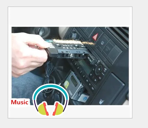 Автомобильные mp3 плееры Кассетный ленточный конвертер для iPod iPhone MP3 AUX кабель CD