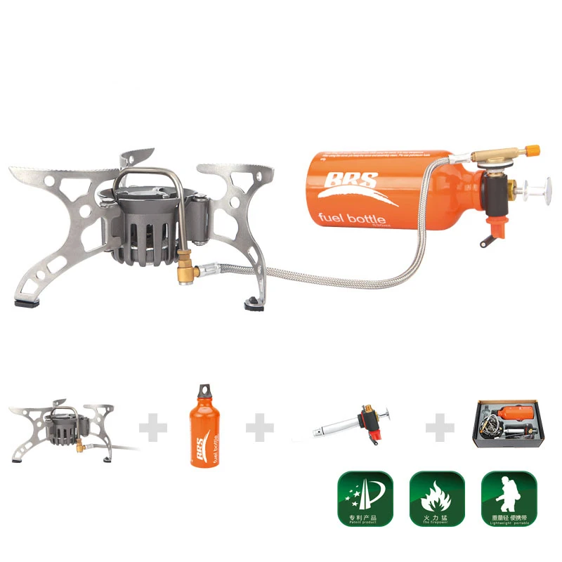  BRS-8 Multi Oil portable ra3a gas adapter outdoor camping gas cooker picnic stove brothers field ga