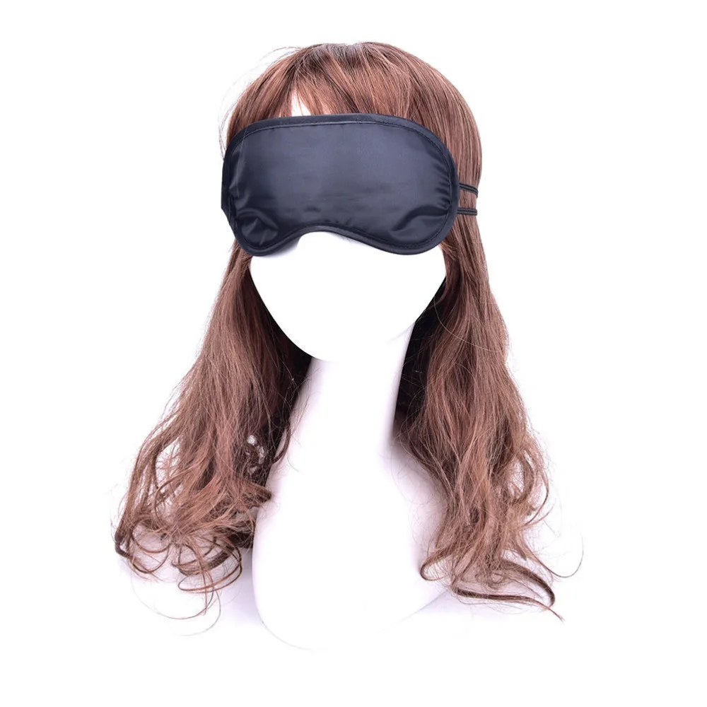 10 шт. Подарочная маска для сна в путешествии, черная маска для глаз с повязкой на глаза, ночная экономичная маска для сна и храпа, 18,5X8,5 см