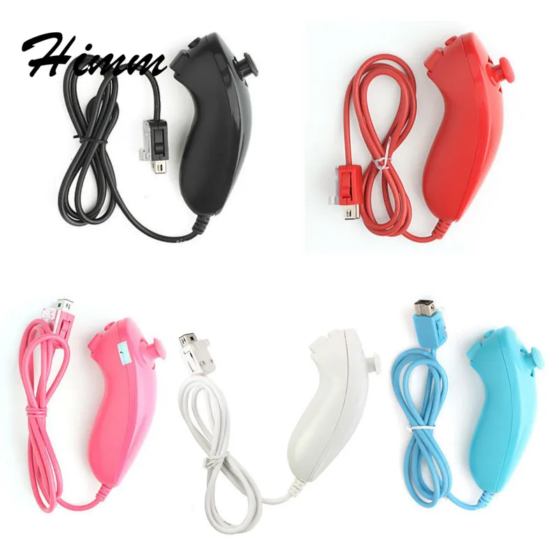 Пульт дистанционного управления Nunchuk Nunchuck игровой контроллер для nintendo wii