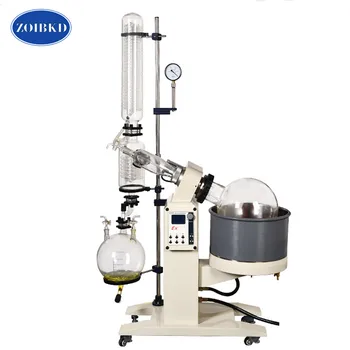 New 20L Lab Rotary Evaporator Glass Motor Lift Rotary Evaporation Apparatus With Digital Water & Oil Heat Bath