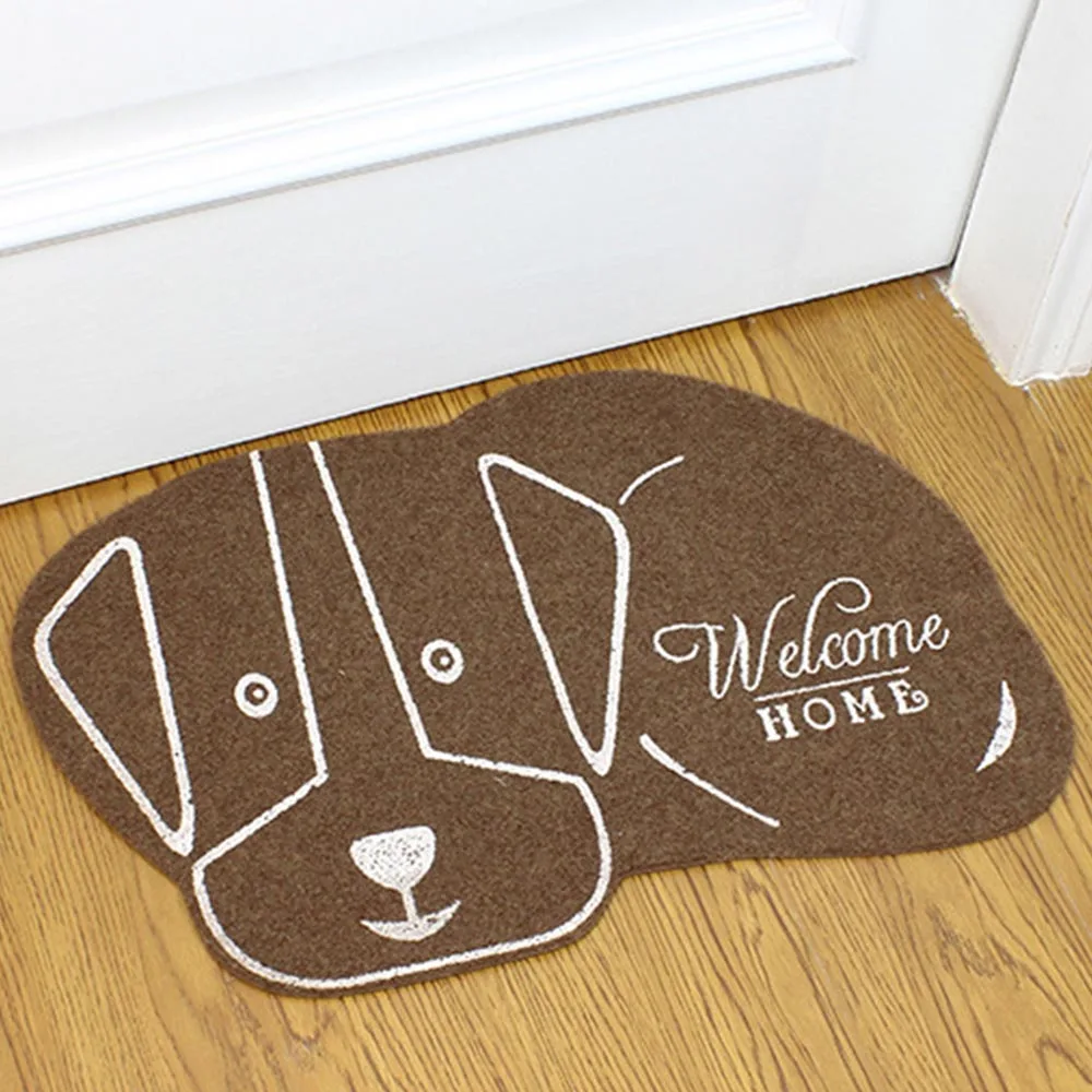 Us 3 94 23 Off Big Cat Shape Sleeping Cat Doormats Hallway Doorway Carpet Living Bedroom Anti Slip Floor Mats Kitchen Balcony Rugs Tapete In Mat