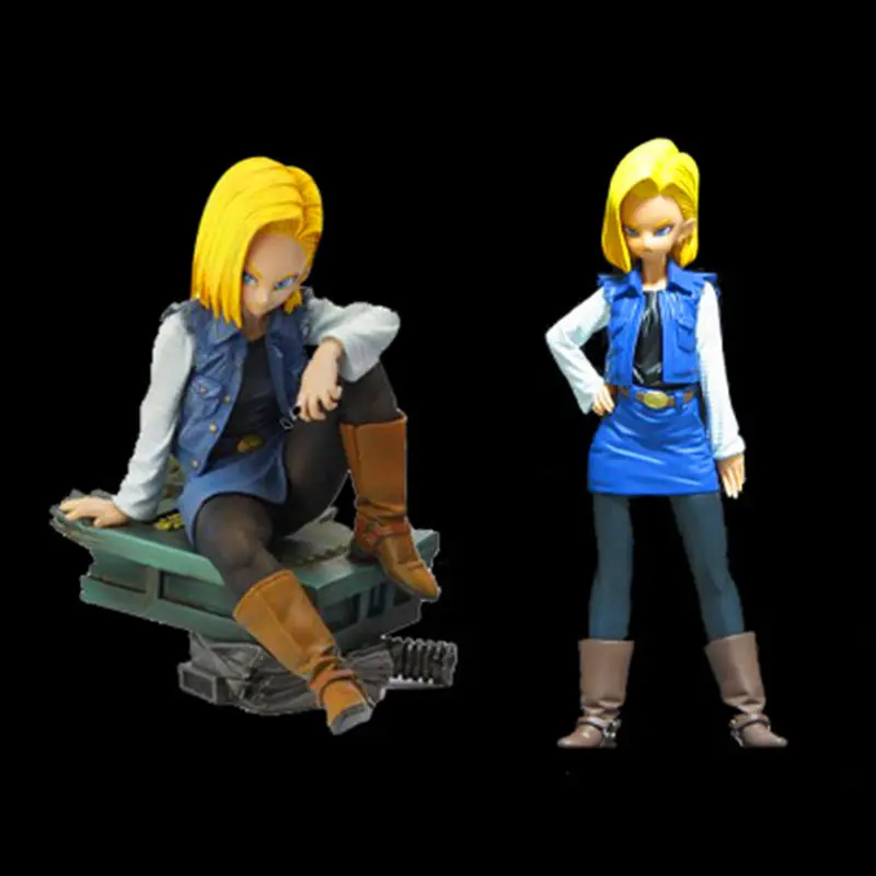 

Dragon Ball Animation Android 18 Lazuli Sitting Posture PVC Action Figure Collectible Model Toy Boxed Gifts For Children