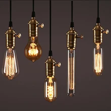 Edison Bulb E27 220V 40W ST64 A19 T45 G80 G95 G125 Incandescent filament bulb lighting Retro Edison Light Bulb
