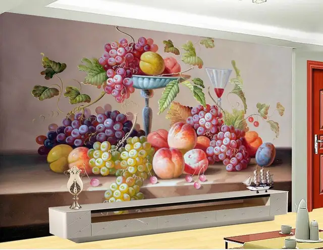 Personalizado papel pintado para paredes 3 d wallpaper cocina Frutas