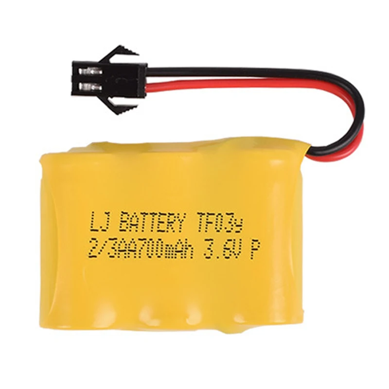 

3.6v 700mAh 2/3AA NI-CD Battery RC deformation car Electric toys ship robot rechargeable
