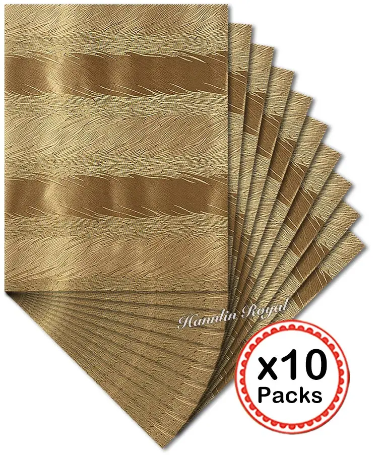 

Plain Gold Free shipping by DHL African Sego Headtie Head Tie Scarf wrapper 10 Packs per Lot 20 pieces total