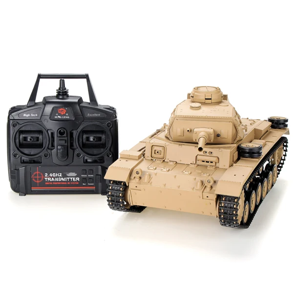 Heng Long 1/16 2 4G 3849 1 Tauch Panzer III Ausf. H RC боевой танк|rc battle tank|battle tankheng long |