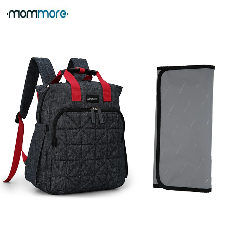 Mommore للماء السفر حفاضات حقيبة مع حشية متغيرة الطفل عربة حقيبة ظهر للحفاضات التمريض حقيبة للطفل الرعاية الرطب حقيبة للطفل