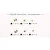 100pcs/pack Japan Korea Alloy Nail Art Parts Decorations Rivets Studs 3mm 4mm Screw Coin 3D DIY Metal Accessories Sticker Tools 4