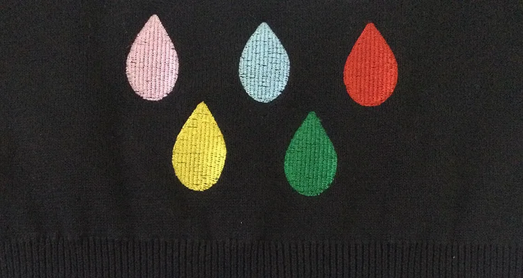 Хлопковый вязаный свитер для девочек верхняя одежда с рисунком облако дождь для маленьких мальчиков и девочек детская одежда с длинными рукавами свитера для маленьких девочек