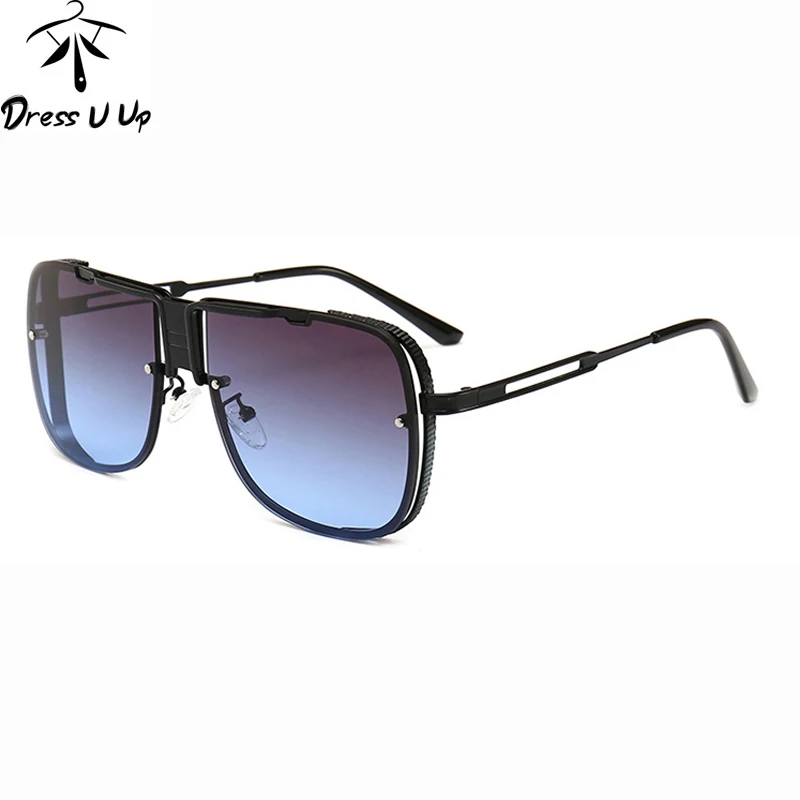 

DRERSSUUP New Arrival Sunglasses Men Male Brand Designer Rectangle Sunglass Mens Coating Sun Glasses oculos de sol masculino