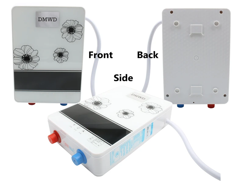 DMWD мгновенный Электрический мини-проточный водонагреватель с сенсорным управлением, горячая мгновенная система водонагревателя для ванной комнаты, настенный