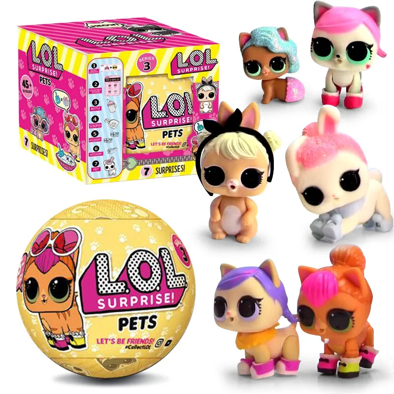 Children Christams Gifts font b Toy b font Pets LOL Surprise Series 2 3 Limited edition