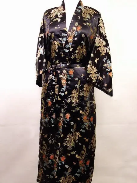 Халат кимоно мужской из полиэстера и сатина Размеры S M L XL XXL 3XL|gown hollywood|gown corsetgown