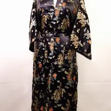 Халат кимоно мужской из полиэстера и сатина Размеры S M L XL XXL 3XL|gown
