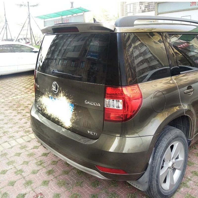 Спойлер для skoda yeti 2013 2017 спойлер высокого качества из АБС пластика автомобиля