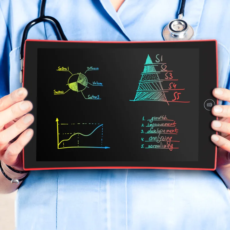 9,5 дюймовый ЖК-портативный планшет для письма, цифровой планшет для рисования, блокноты для рукописного ввода, электронная магнитная доска, ультратонкая доска