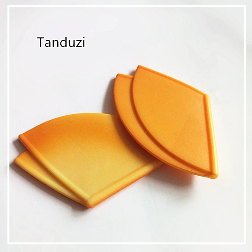 

Tanduzi 10PCS Mini Simulation Fake Fried Crepes Model Miniature Crepes Plastic Imitation Food PVC Crafts Deco Parts