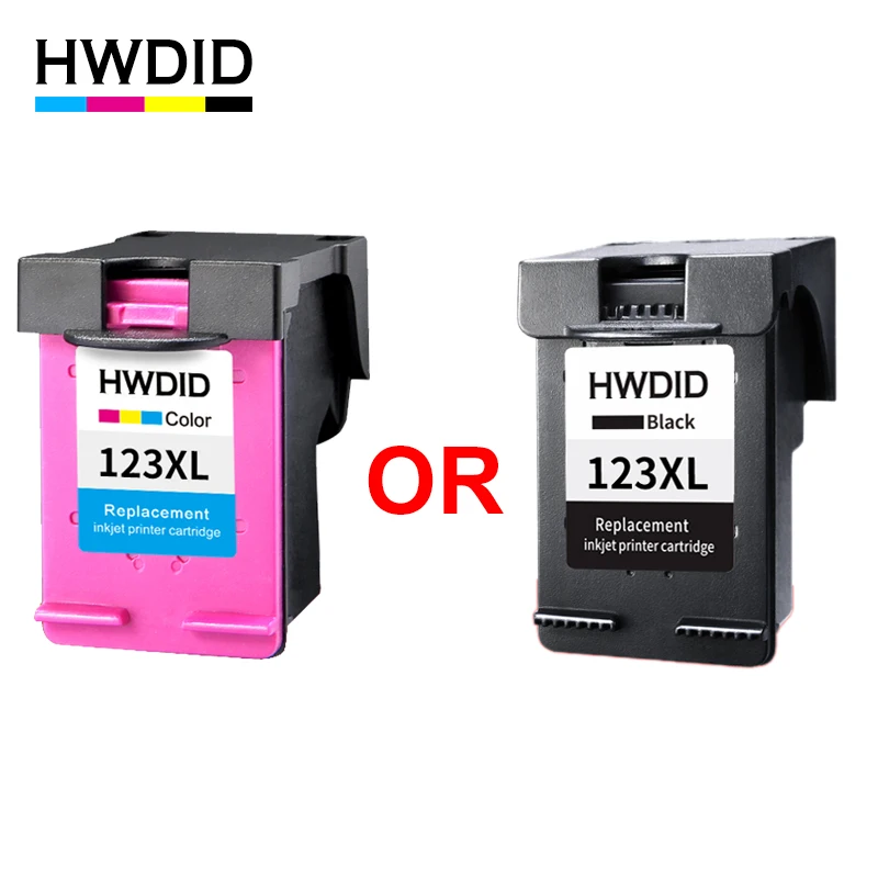HWDID 123 Ink Cartridges Refilled Replacement For HP 123xl 123 XL For 