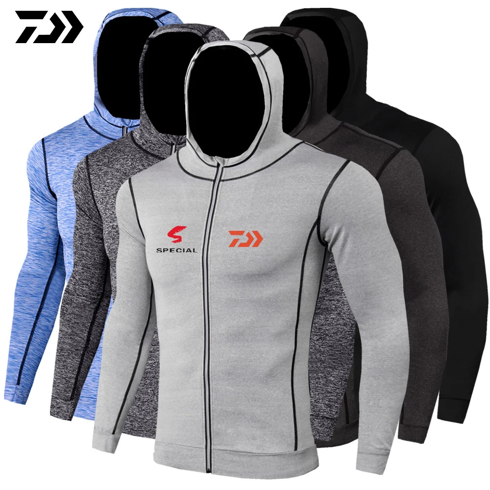 Daiwa Outdoor Clothing Movement Jackets Hoody Windbreaker Speed Drying Sun Protection Clothing Hiking Fishing Jacket