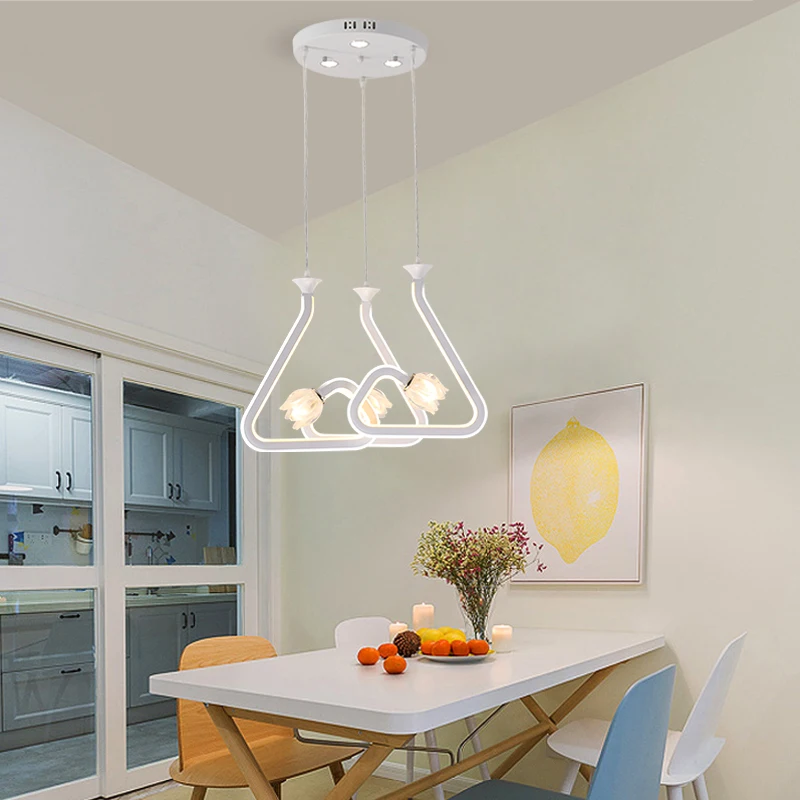 

2018 AC110 ~ 260V Creative Pendant lights Lampara de techo Modern LED Living Dining Room Hanging Lighting fixtures free shipping