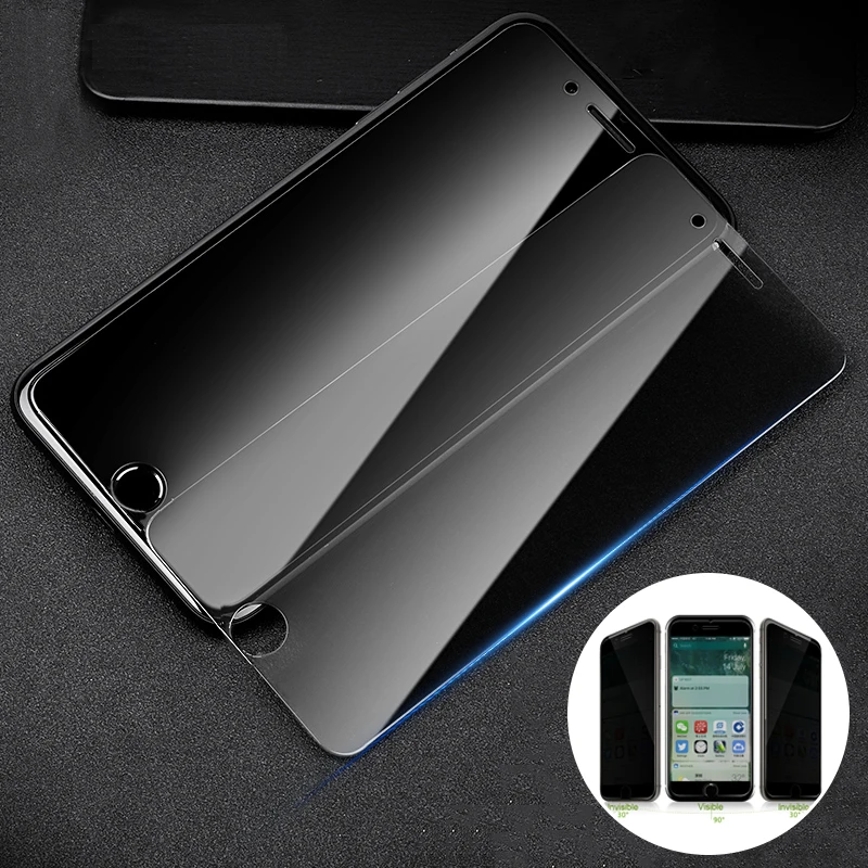 Tomkas-Anti-Spy-Tempered-Glass-For-iPhone-5-5s-SE-6-6s-7-8-Plus-Screen