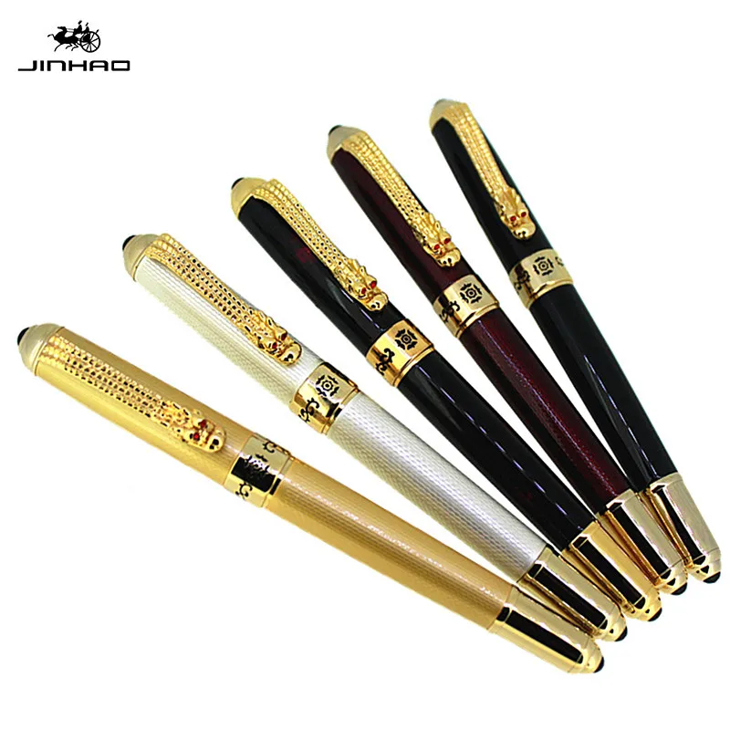 Jinhao 1000 перьевая ручка со средним наконечником с глазами drogan иридиевая