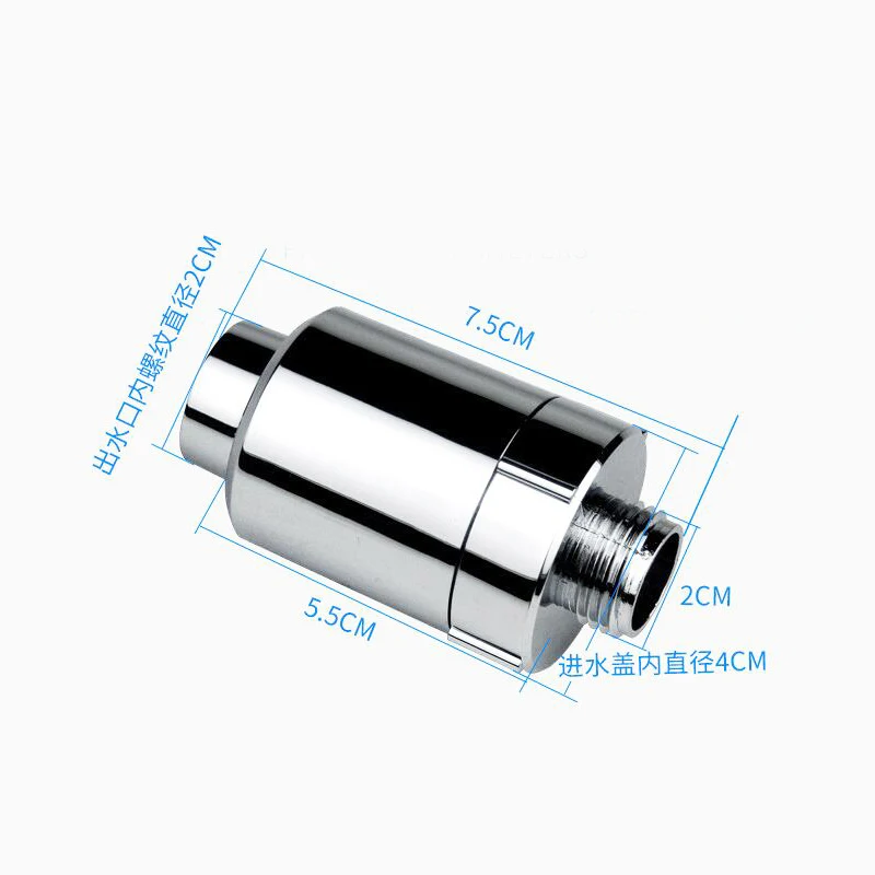 Материал ABS Анионный фильтр для воды аэратора для душа - Цвет: Светло-серый