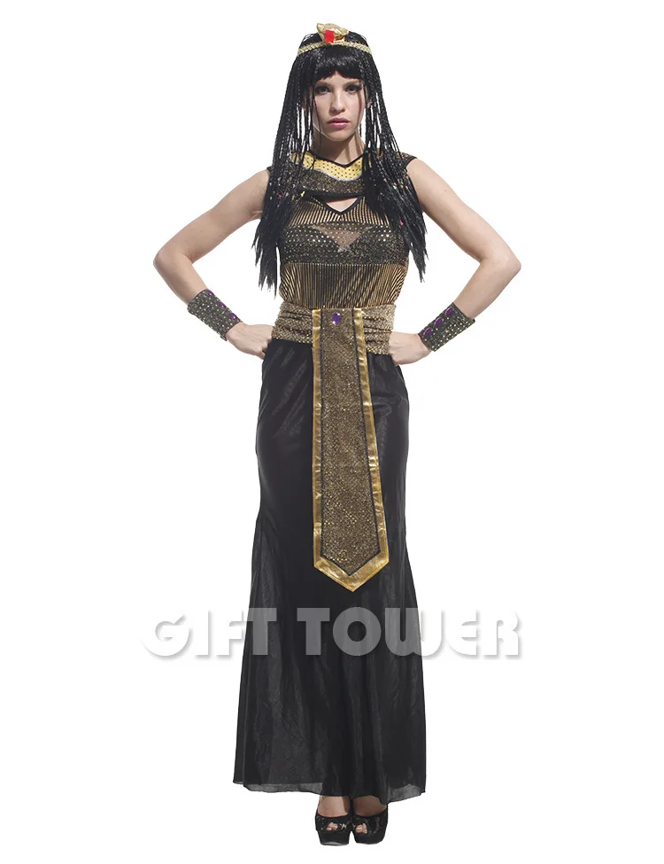 Egyptian Qqueen Cosplay Halloween Costumes for Woman Fantasia Disfraces Cleopatra Costume Party Game Uniforms Fancy Dress GT497 |