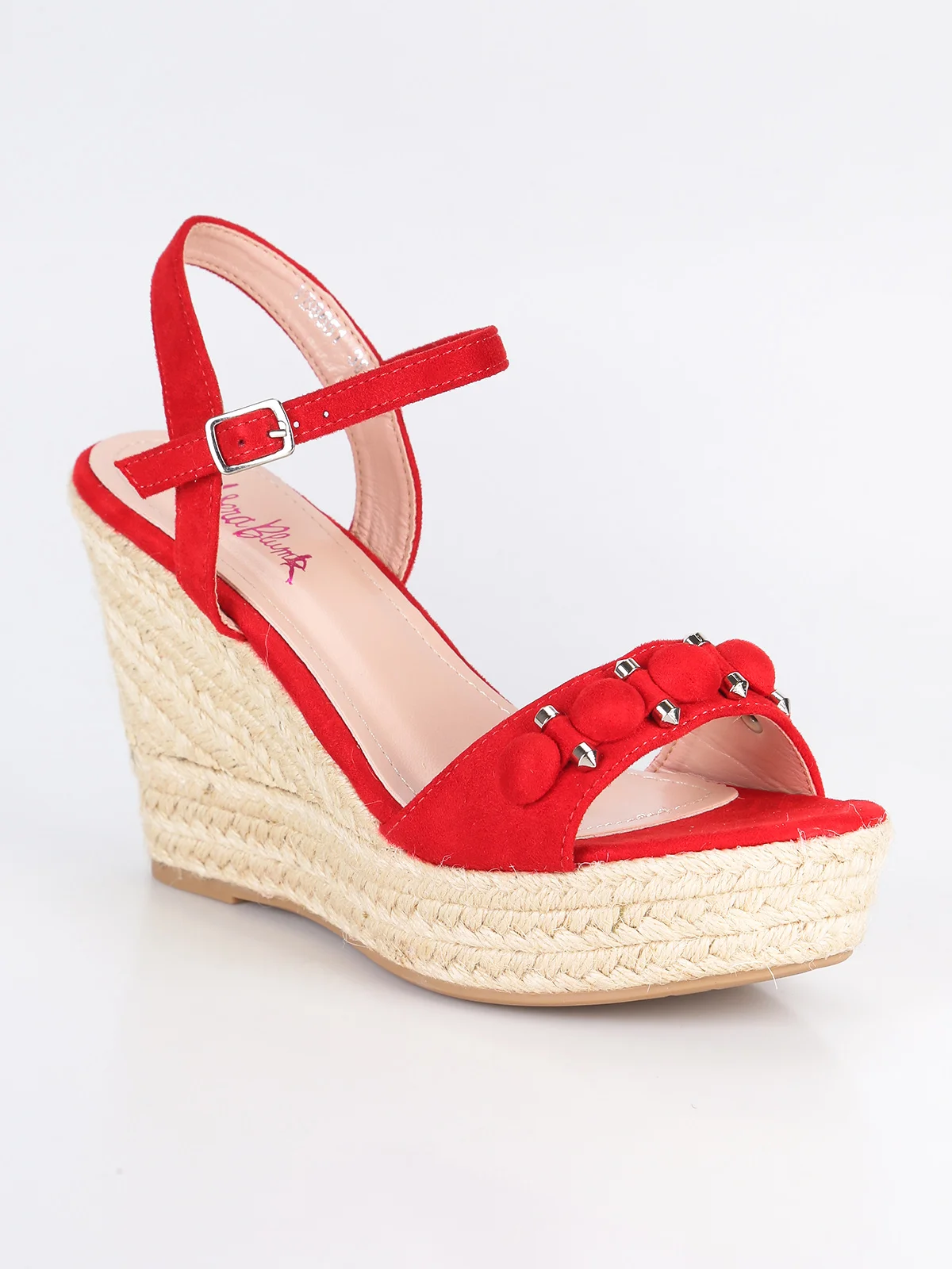 Red sandals wedge ropein Women's Sandals from Shoes on