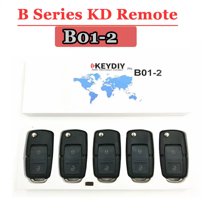 Бесплатная доставка (5 шт./лот) KD900 дистанционного ключа B Серия пульт дистанционного управления B01 2 кнопки Стиль пульт дистанционного управления для Keydiy KD900 (KD200) машина - изображение