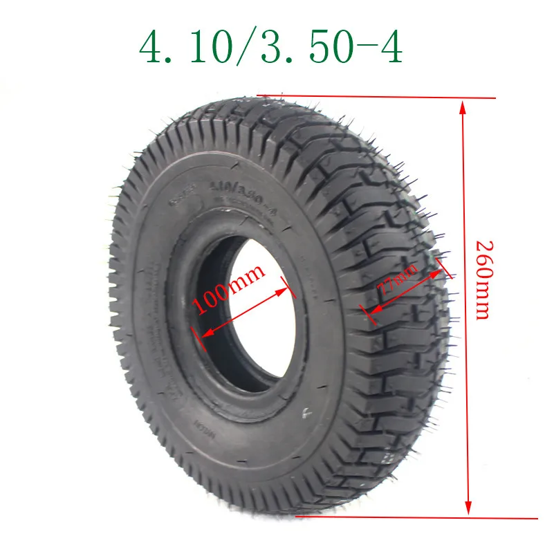 5 типов шин 4,10/3,50-4 внутренняя трубка и внешняя шина подходят для электрического трицикла, тележки, электрического скутера, складского автомобиля