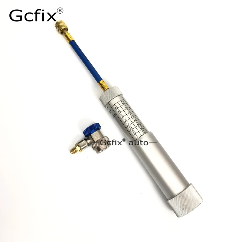 HVAC Tool Compressor Oil/UV Dye Injection Injector Syringe Charger screw/Push-in 