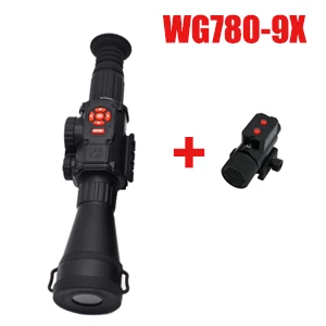 WILDGAMEPLUS WG780 охотничий прицел ночного видения зеленый с Wi-Fi приложение gps отслеживание инфракрасный ИК ночного видения прицел оптика - Цвет: WG780-9X