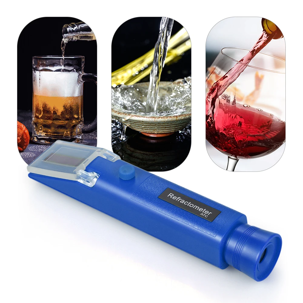 

Portable Alcoholmeter Digital Professional Alcohol Tester ATC Alcohol Detection Device Sugar Concentrations In Wines Tester