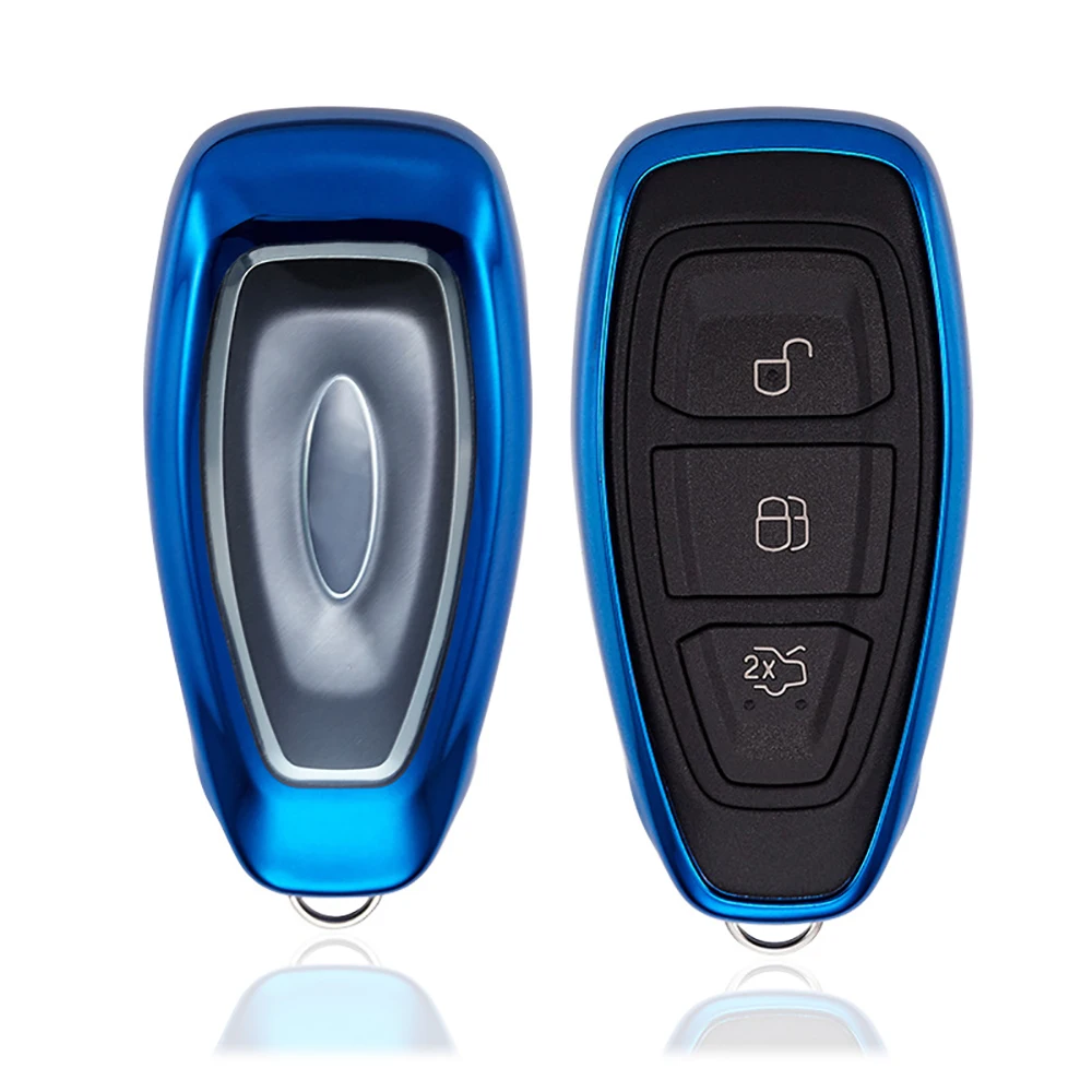 

Soft TPU Car Key Protect Case Cover For FORD C-MAX FOCUS RS ST Fiesta Hatch