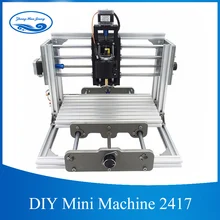 ЧПУ 2417 DIY Древесины Маршрутизатор 3 ОСИ Мини ПЕЧАТНЫХ ПЛАТ Фрезерный Станок С ЧПУ Гравировка, Резьба По Металлу Машины для GRBL Управления