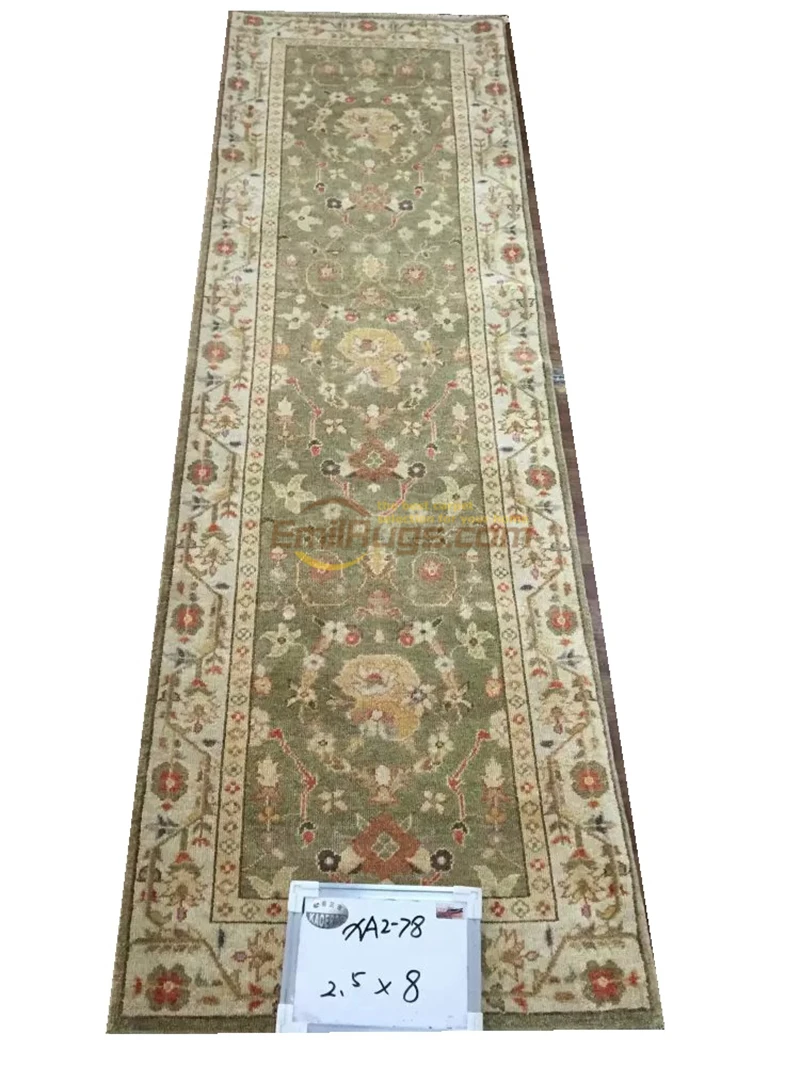 Оригинальная экспорта турецкие ковры ручной работы oushak победит Чистая шерсть ковер XA2-78 2.5X8gc158zieyg14