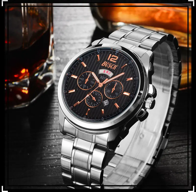 

2019 new automatic mechanical hollow steel belt watch men's waterproof watch fashion student trend