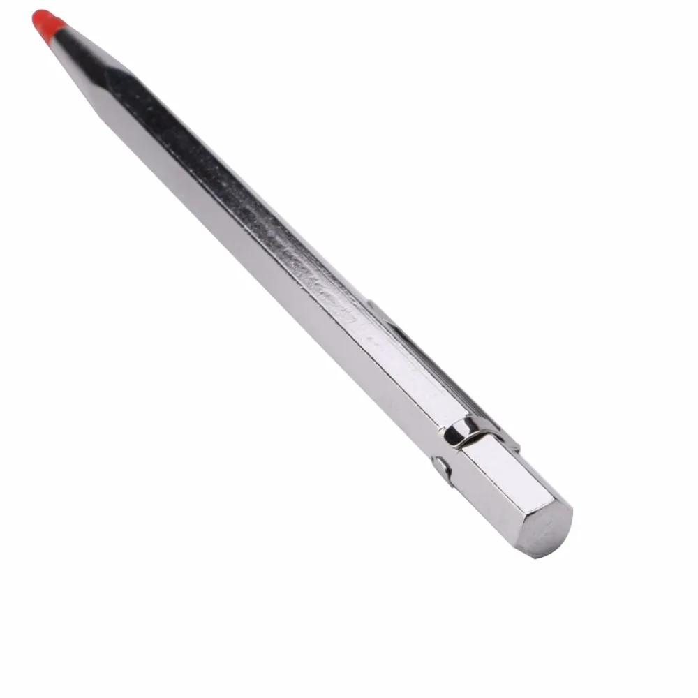 

New High Quality Sharp Tungsten Steel Tip Scriber Clip Pen Ceramics Glass Shell Metal Construction Marking Tools BS